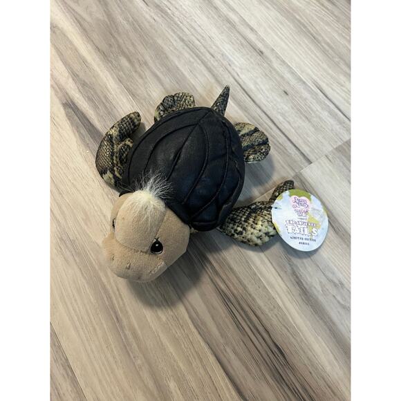 Tender Tails LEATHERBACK SEA TURTLE Endangered Limited Edition Plush Stuffed 8.5 - Picture 1 of 4